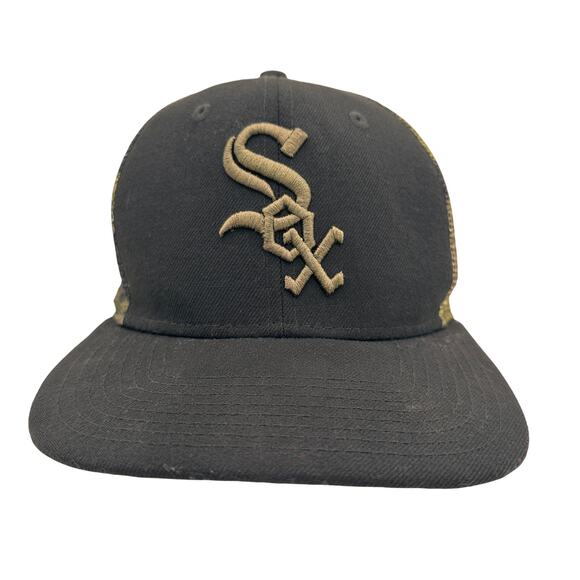 Chicago White Sox 9Fifty MLB Camo Mesh Baseball Hat - Picture 1 of 10